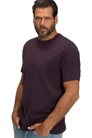 JP 1880 Męski, basic okrągły dekolt, bawełna czesana, do 8XL, , 4XL, , 4XL