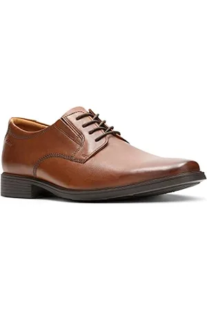 Clarks Tilden Plain Derby Oxford Flat, - 41 EU