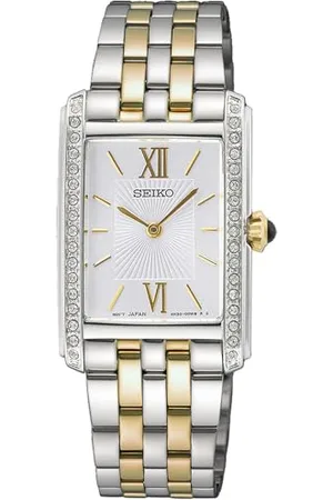 Seiko Damski analogowy zegarek kwarcowy z bransoletką ze stali nierdzewnej SWR093P1, , bransoletka