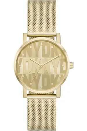 DKNY Damski analogowy zegarek kwarcowy z paskiem ze stali nierdzewnej NY6692