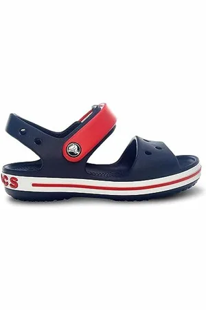 Crocs Crocband Sandal Kids Sandały Uniseks - dzieci, Niebieski/Czerwony, 19/20 EU