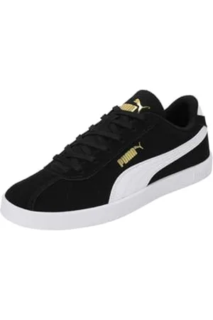 PUMA Sneakersy uniseks Club Ii, Czarny Biały Złoto, 39 EU