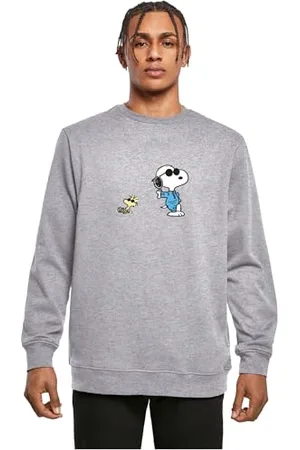 Merchcode Male Crewneck Peanuts Sunglasses V2 Basic Crewneck, Regular Fit, S, , S