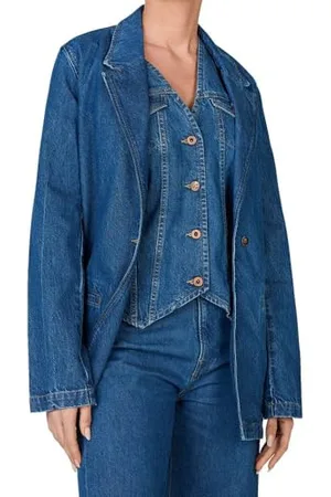 Pepe Jeans Damska kurtka Mabel, niebieska, XS, , XS