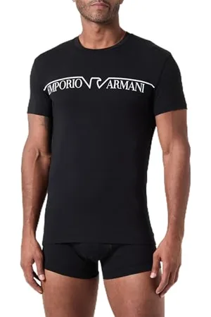 Emporio Armani MEGALOGO Załoga Neck T-Shirt + Trunk, , M
