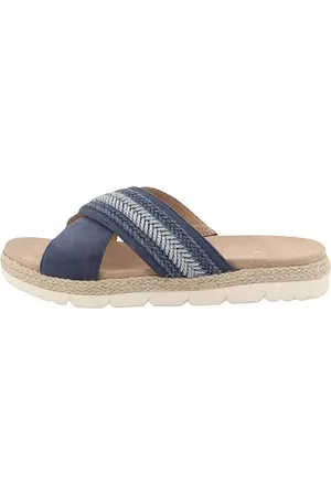 TOM TAILOR Damskie 7490030001 pantofle, dżinsowe, 41 EU, , 41 EU