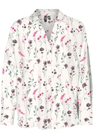 VERO MODA VMJOSIE LS WVN GA koszulka oversize, , XL