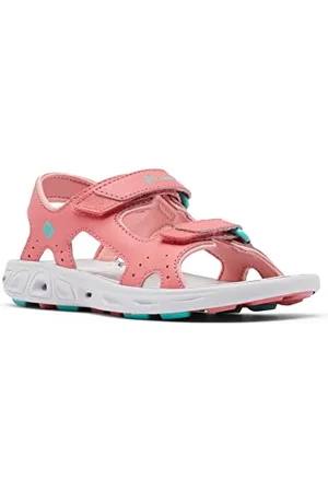 Columbia Childrens Techsun Vent sandały trekkingowe dla dzieci, uniseks, Czerwony Wild Salmon X Dolphin, 31 EU