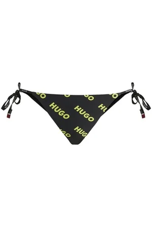 HUGO BOSS Damskie Pure_Side TIE Bikini_Bot_Sidetie, Czarne2, XL, , XL