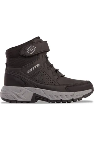 Lotto ALDERTON MID T Unisex dziecięce półdługie kozaki, czarne/szare, 40 EU, , 40 EU