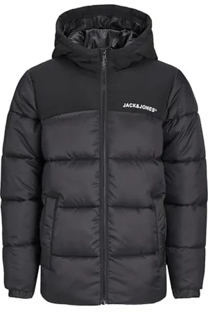 JACK & JONES JACK&JONES JUNIOR Jjmoon Hood Puffer Mni Kurtki puchowe Dla dzieci i młodzieży, , 122