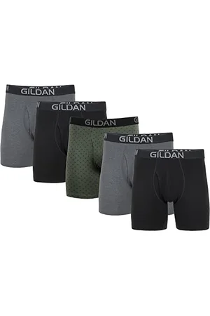 Gildan Bielizna męska, bawełniane bokserki ze stretchem, wielopak, , XL