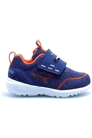 KangaROOS Ky-Stitch V sneakersy chłopięce, Dk Navy Orange, 22 EU