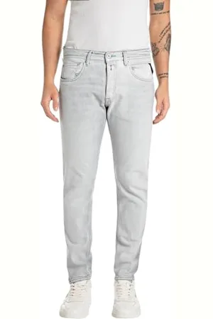 Replay Męskie dżinsy regular slim fit Willbi Glacier Blues kolekcja, , 30W / 30L