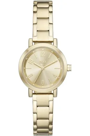 DKNY Damski analogowy zegarek kwarcowy z paskiem ze stali nierdzewnej NY6694