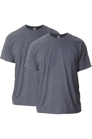 Gildan Bawełniany T-shirt męski (2 sztuki), Ciemny wrzos, L