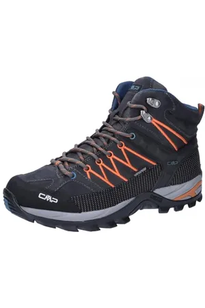 CMP Rigel Mid Trekking Shoes WP, Walking Shoe Mężczyźni, Ołów-Jaffa, 41 EU, , 41 EU