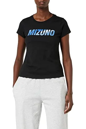 Mizuno Damska koszulka z grafiką treningową, czarna, XS
