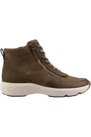 Clarks Premium Damskie buty Tivoli Lane Fashion Boot, Dark Olive Combi, 8 UK, , 41 EU
