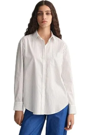 GANT REL Striped POPLIN Shirt, , 36
