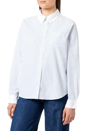 GANT Damska bluzka Reg Contrast Collar Striped Shirt, , 38