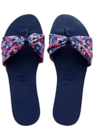 Havaianas Damskie sandały z nadrukiem Saint Tropez granatowe, granatowy, 35/36 EU