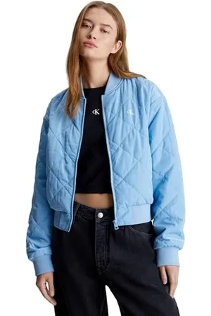 Calvin Klein Jeans Damska kurtka bomberka na pogodę przejściową, , XS