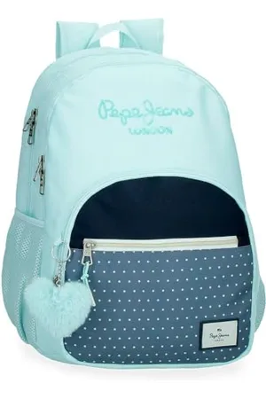 Pepe Jeans Dalma Plecak szkolny Dwukomorowy 32x44x22 cm Poliester by Joumma Bags, , 32x45x15 cms, Dwukomorowy plecak szkolny
