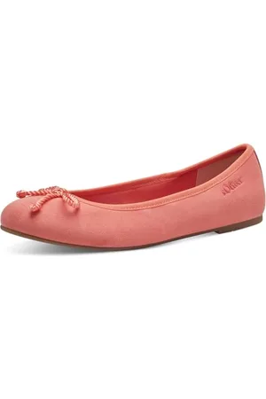 QS by s.Oliver Damskie baleriny 5-22121-42, koralowe, 40 EU, , 40 EU