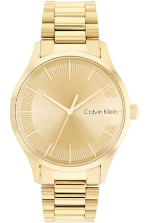 Calvin Klein Analogowy zegarek kwarcowy dla mężczyzn i kobiet, kultowa kolekcja z bransoletką ze stali nierdzewnej, , bransoletka