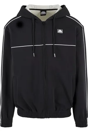 Southpole Męska bluza z kapturem Bonded Zip Hoody, luźna bluza z kapturem dla mężczyzn, męska bluza z kapturem z zamkiem błyskawicznym, , S