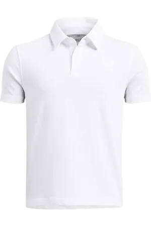 Under Armour Chłopięca koszulka polo Ua B Icon, Biały/biały, 11 lat