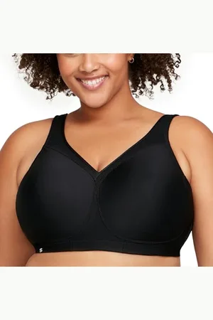 Glamorise Damski biustonosz sportowy Plus Size MagicLift bez fiszbin 1006, , 80F