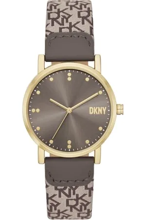 DKNY Damski analogowy zegarek kwarcowy z nylonowym paskiem NY6691