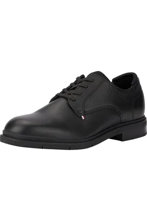 Tommy Hilfiger Męskie elastyczne buty Hilfiger Mix LTH (FM0FM05164) Derby, czarne (czarne), 46 EU, , 46 EU