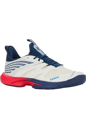 K-Swiss Speedtrac, 41.5 EU Buty do tenisa męskiego, Blanc Blue Opal Lollipop, Biały, , 41.5 EU