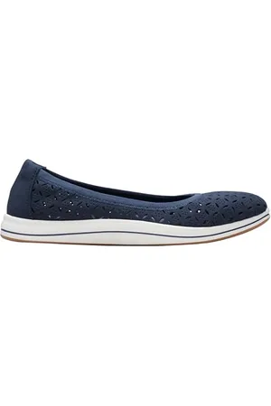 Clarks Damskie mokasyny Brinkley Roam Płaskie, Granatowe, 38 EU, , 38 EU