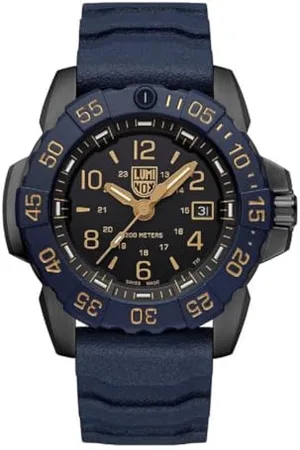 Luminox Męski analogowy szwajcarski mechanizm kwarcowy zegarek z gumową bransoletką XS.3255.CB.NSF, , sport