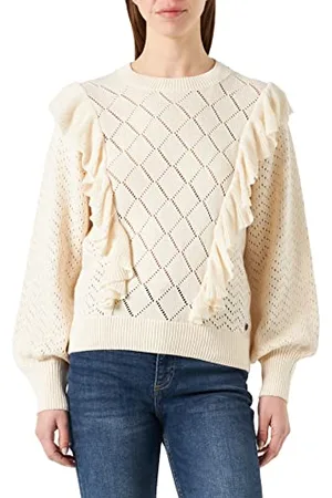 Garcia Sweter damski, biały, XXL, , XXL