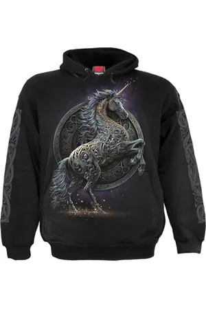 Spiral Oak Dragon - bluza z kapturem czarna, , XXL
