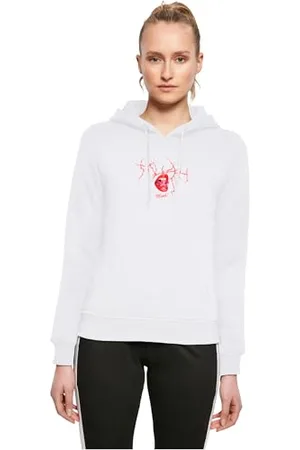 miss tee Damska bluza z kapturem Muah Hoody, luźna bluza z kapturem z nadrukiem z przodu, regularny krój, rozmiary XS - 5XL, , XS