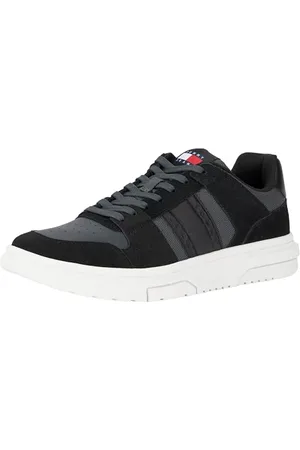 Tommy Hilfiger Męskie trampki The Brooklyn Mix MAT. (EM0EM01457) Low Top, czarne (czarne), 8 UK, , 42 EU