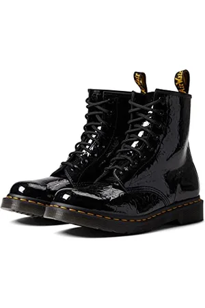 Dr. Martens 1460 Boot, Buty męskie, Black Patent Leopard Emboss, 41 EU, , 41 EU