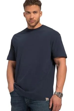 STHUGE T-shirt, pół rękawy, oversize, nadruk na plecach, do 8 XL 819254, , 4XL