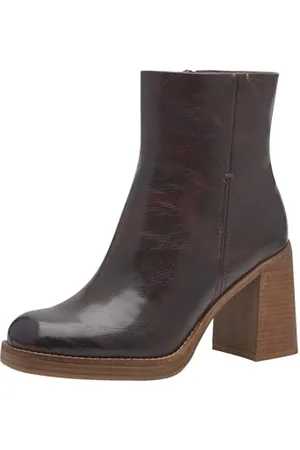 Marco Tozzi Damskie botki Zip+Slip 2-25347-43 modne kozaki, kawiarnia, 37 EU, , 37 EU