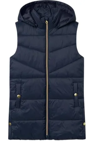 NAME IT Dziewczęca NKFMONEY Vest PB pikowana kamizelka, niebieska, 128, , 128 cm