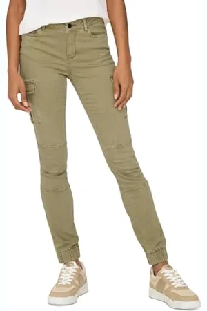 ONLY Missouri Skinny Cargo spodnie ze mankietami w kostkę, , 40W / 32L