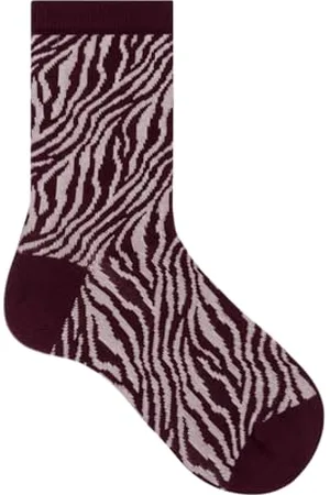 Hudson Skarpety damskie Zebra Fashion Deep Red 39-42, , 39-42 EU