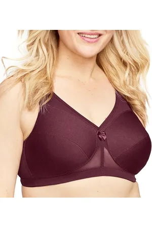 Glamorise Damen Stützender MagicLift-Aktiv-BH biustonosz z pełnym pokryciem, , 105L