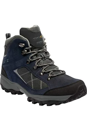 Regatta Męskie wodoodporne buty trekkingowe Clydebank - Navy Blaze, NIEBIESKI, 45 EU